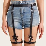 Leather Chest Harness Women Sex Harness Body Erotic Toys Suspender Bra Cage Waist Wide Strap Bdsm Bondage Lingerie - 图片 3