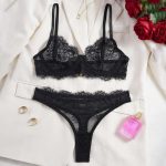 New European and American Sex Lingerie, Sexy Mesh Lace See-through Set, French Sexy Lingerie Set - 图片 4