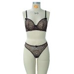 A Sexy, See-through, and Sensual Lingerie Set Featuring a Best-selling Black Fashion Women's Bra From Europe and America - 图片 4