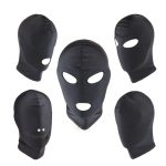 Best Price Elasticity Breathable Sexy Sponge Harness Sex Head Eye Mask SM Bondage Headgear for Couple Restraint Hood Mask - 图片 4