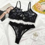 Adult Lingerie with a Feminine Feel, Ultra-thin Large Chest to Make One Look Smaller, Fishbone Corset, Halter Top, Bra - 图片 4