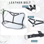 High Quality Leather Chest Body Chain Sexy Harness Waist Chains Nightclub Party Prom Rave Belt Belly Bra Accessories for Women - 图片 4