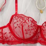 European and American Pure Desire Ultra-thin Cup Bra Cover with Steel Ring Support Breast Cover See-through Sexy Underwear - 图片 4