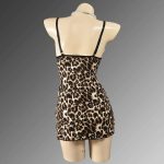 European and American Bestsellers, Sexy and Seductive Halter Lace Patchwork, Bow Split Halter Dress, Fun Pajamas - 图片 4