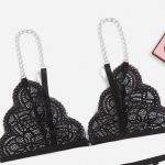 A New Set of European and American Sex Lingerie Featuring Intricate Cross-lace Stitching and Hollowed-out Designs - 图片 4