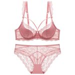 European and American Romantic and Sexy Underwear, Large Chest and Small Look Bra Set, Sexy Lace Thin Bra Set - 图片 4