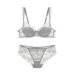 A Popular French Sexy and Romantic Mesh Women's Lingerie Set From Europe and America, a Breathable and Lace Bra Set - 图片 4