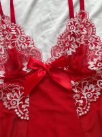 Manufacture Sale Design Pullover Lady Sleeping Time Home Loungewear Bedroom Strap Lace Nightgowns Lingerie Dress - 图片 4