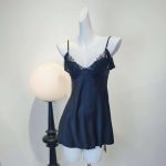 Wholesale Available Womens Sexy Cutout Sheer Lace Embroidered Lingerie Seductive Paddedstrap slip Nightgowns Sleepwear - 图片 4