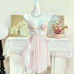 Original Sexy Intimate Sleepwear2025 Summer New Premium Padded Pureelegant Nightgown Cute and Seductive Sleep Dress - 图片 4