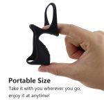 Reusable Silicone Cock Ring Delayed Ejaculation Sex Toys for Men Scrotum Stretcher Male Chastity Penis Enlargement Device - 图片 4