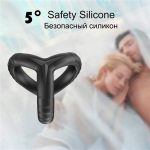 Penis Ring Reusable Silicone Semen Cocks Ring Penis Enlargement Delayed Ejaculation Sex Ring for Men - 图片 4