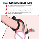 Male Silicone Penis Rings Scrotum Bind Delay Ejaculation Sexy Erection Rings Couple Lover Sex Shop Sex Toys for Men Ring Cock - 图片 4