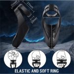 Black Male Testicular Massage Vibrator, Delayed Orgasm Testicular Stimulator, Penis Testicular Massage Erotic Toys - 图片 4