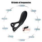 Vibrator for Men Penis Massager Ring Masturbator Penis Vibrating Ring Adult Sex Toys for Male - 图片 4