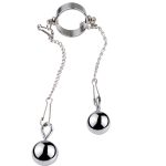 Metal Scrotum Stretcher Stainless Steel New Metal Ball Cock Ring Penis Bondage Lock Strength Training Ball Stretcher Scrotum - 图片 4