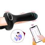 2 in 1 Vibrating Cock Ring With 10 Modes, Men's Penis Rings Vibrators for Men - 图片 4