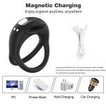 Sex Toy Box Vibrating Cock Ring for Men Silicone Penis Rings Intense Vibration Man Vibrator Stronger Erection Adult Toys - 图片 4