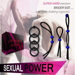 Silicone Cock/ Penis Rings Set With 7 Different Sizes - 图片 4