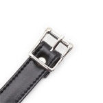 Breathable Ball Gag Harness for Adult Bondage Restraints Sex Play Black Leather Silicone Ball Gag - 图片 4