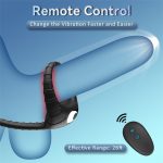 Remote, 10 Frequencies, Adjustable Penis Ring & Anal Vibrator - 图片 4