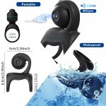 Snail Shape Penis Ring Spiral Head Cock Ring Sleeve Sex Toys G Spot Stimulation Vibrator Cock Rings for Men - 图片 4