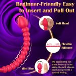 Masturbator Wireless Control Butt Plug Delay Ejaculation Lock Penis Ring Male Prostate Massage Anal Plug Beads Vibrator for Men - 图片 4