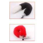 Fox Tail With Stainless Steel Anal Plug, Anal Tail Sex Toys, Butt Plug Anal Stimulator for Women Cospaly-Fox Tail Anal Plug - 图片 4