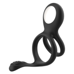 Vibrating Dual Penis Ring Vibrator With 7 Vibration Stretchy Cock Rings Sex Toys Box for Man Couples Play Prostate Massager - 图片 4