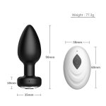 Wholesale 10 Vibration Modes Anal Sex Toys Silicone Prostate Massager for Man Wireless Remote Control Vibrating Butt Plug - 图片 4