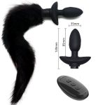 Remote Control Anal Plug Vibrator Fox Tail Cosplay Butt Plug Anal Sex Tail Adult Products Anal Sex Toys for Couples - 图片 4