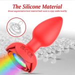Hot Sale Rose Anal Plug Wireless Remote Control Erotic Masturbation Vibrator Silicone Anal Plug Massager for Women - 图片 4
