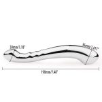 Double Ended Stainless Steel Freeze G Spot Prostate Massage Pure Metal Anal Plug Dildo Adult Toy for Male Gay - 图片 4