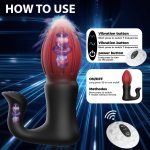 Rockets Sex Toys for Men Prostate Massager Vibrator Wireless Remote Control Vibrating Dildos Anal Butt Plug - 图片 4