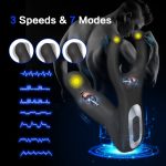 Anal Vibrator Prostate Massager Anal Sex Toys for Man, Black - 图片 4