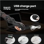 Factory Price Sex Toys Male LED Display Silicone Mold 9 Speed Retractable Vibrating Massager Male Prostate Massager - 图片 4