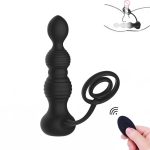 Ergonomic Design Adult Sex Toys Massager Premium 10 Frequency Vibration Mode Silicone Anal Plugs ABS Material for Couples - 图片 4