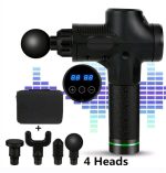 Wholesale-Free Shipping From US- OEM 24V/2500mAh Electric Impulse Deep Muscle Fascia Relaxation Massager Wireless Massage Gun - 图片 4