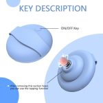 Women's Rechargeable Magnetic Sex Toy Portable Sexy Nipples Clitoris Vibrator Stimulating Sucking Tapping for Woman - 图片 4