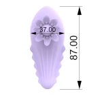 Mini Rose Clitoral Vibrator Female Clitoris Chest Masturbator Pink Gradient Masturbator Finger Orgasm Vibrator - 图片 4