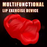 New Double Lips Massager Lips Clip Stem Penis Ring Male Ring Glans Masturbator Silicone Sex Toys for Men - 图片 4