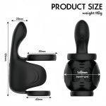 New Male Silicone Cock Ring Prostate Massager Adult Double Ring Lock Sperm Ring 18 Sex Toy Box for Male - 图片 4