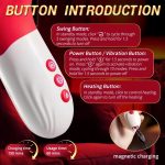 New Big Mouth 3 in 1 Tongue Swinger Animes Sex Toy Heated Dildo Vibrator Female G Spot Massager Adult Erotica Vibrator for Women - 图片 4