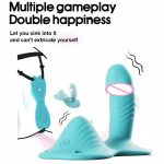 Factory Sit and Ride Female Silicone Dildo Vibrating 9 Vibration Frequencies Clit Stimulator Sexy Adult Sex Toys for Women - 图片 4