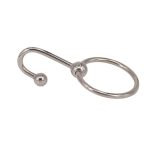 Stainless Penis Cock Rings With Urethral Sounds Ball - 图片 4