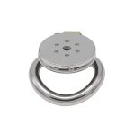 Flat Chastity Stainless Steel Men's Dark Lock Design Lock Anti-Escape Chastity Cage BDSM Bondage Adult Sex Product - 图片 4