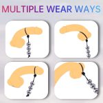 Weighty Penis Stretcher Tool Adjustable Penis Physical Exercise Metal Cock Ball Sex Toys Penis Extender Device for Male - 图片 4