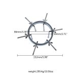 BDSM Extreme Anal Speculum Mirror Adult Metal Anus Pussy Dilator Sex Toys for Woman Gay Vaginal Dilators - 图片 4