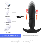 Waterproof 10 Powerful Vibrating Prostate Massager Stimulation Patterns Remote Control Anal Butt Plug Sex Toys for Men - 图片 4