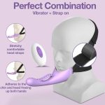 Japan Adjustable Strap-On Face Chin Harness Vibrator Dildo, Wearable Headband Sex Toy for Couple Head Oral and Solo Play Xxxx - 图片 4